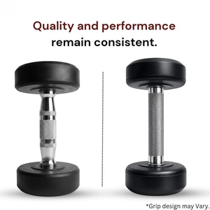 Haltères ronds en uréthane de qualité supérieure, de 5 lb à 100 lb, avec moletage professionnel, 20 paires d'haltères CPU - Product Image 2