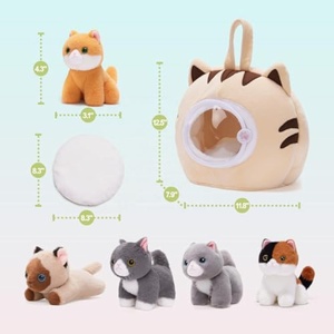 Hot Bán Biểu Tượng Tùy Chỉnh Đồ Chơi Thú Nhồi Bông Thiết Lập Tương Tác Đồ Chơi Sang Trọng Cho Trẻ Sơ Sinh & Trẻ Mới Biết Đi Du Lịch Thân Thiện & Huggable - Product Image 2