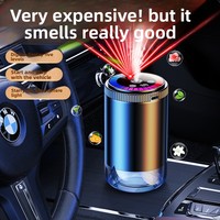 Diffuseur d'arômes intelligent pour voiture avec angle de lumière réglable, démarrage et arrêt par vibration, parfum de Cologne, son d'ambiance, longue durée