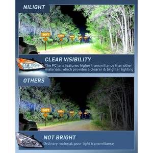 Conjunto de Faros Delanteros con Carcasa Cromada Nilight para Honda Accord 2003-2007, Repuesto con Reflector Ámbar, Iluminación Exterior para Automóvil - Product Image 5