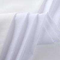 Tissu sergé uni teint en polyester/viscose T/R 24x31 300G/M, résistant aux plis, pour vêtements - Origine Hebei