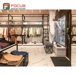 High Quality Retail Shop Solid Wood Display Counter Full Service Clothing Store - Product Image 3