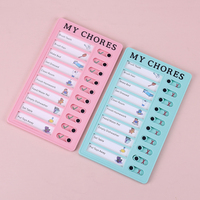 Tableau de planification quotidienne réutilisable pour les tâches ménagères, tableau de responsabilités et de comportement pour enfants, carte de motivation pour l'autodiscipline