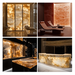 24V Flexible LED Panel Backlight <b>Sheet</b> for Translucent Stone Marble Wall Countertop 503X235mm <b>White</b> - Product Image 4