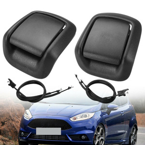 Poignée de câble de siège avant en cuir PU pour Ford Fiesta Mk6 3 portes, ensemble gauche et droit - Product Image 1