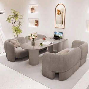 Luxury Velvet Modern Sectional <strong>Sofa</strong> for Weddings Beauty Salons <strong>Medical</strong> Negotiations Living Rooms &amp; Villas - Product Image 5