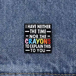 Manufaktur massal Lapel Enamel lembut pin lucu huruf populer Logo kerajinan logam untuk Natal dan Hari Nasional untuk topi - Product Image 1