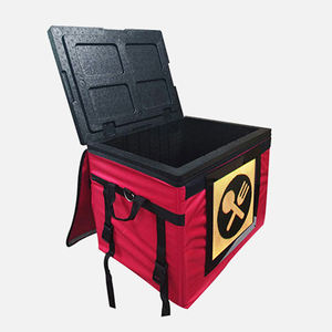 Boîte mobile de livraison de nourriture pour moto Écran LED étanche 4G Wifi Gps Localisateur Boîte à emporter Écran publicitaire avec logo - Product Image 1