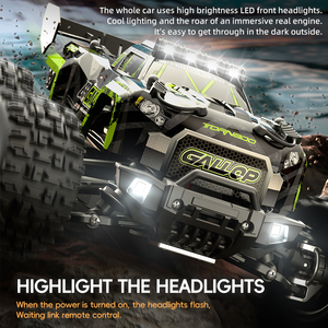 Nhà Máy Bán Buôn Gallcp 1:18 Điều Khiển Từ Xa Sở Thích Đồ Chơi 4X4 Đài Phát Thanh 2.4G Tốc Độ Cao 18108 Off Road <span class=keywords><strong>RC</strong></span> Xe Nhanh 40 Km/H Cho Trẻ Em - Product Image 4