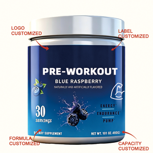 Polvo Energético Pre-Entrenamiento de Marca Privada OEM con Beta-Alanina, Creatina y Aminoácidos para Rendimiento Deportivo y Resistencia 480g - Product Image 6