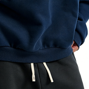 <span class=keywords><strong>Felpa</strong></span> <span class=keywords><strong>con</strong></span> <span class=keywords><strong>Cappuccio</strong></span> <span class=keywords><strong>Blu</strong></span> <span class=keywords><strong>Scuro</strong></span> Personalizzata per Uomo, Pullover Oversize <span class=keywords><strong>con</strong></span> Tasche, Felpe Casual Neutre all'Ingrosso - Product Image 6