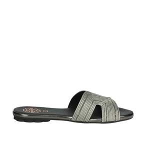 Sandalias Planas para Mujer Porronet 7003 Color Antracita - Product Image 4