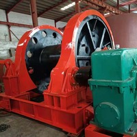 Treuil électrique à double tambour pour la coulée de puits, équipement de levage pour mines souterraines, pour la construction de puits verticaux dans les mines de charbon et de métaux