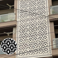 Revêtement mural perforé en aluminium moderne, panneau de façade extérieure pour centre commercial et hôtel