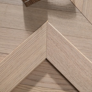 Suelo de Ingeniería de Roble Blanco Multicapa, Diseño Espina de Pescado, Cepillado, Liso, Impermeable, con Sistema de Clic, para Cocina y Sala de Estar - Product Image 3