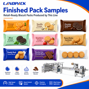 Máquina Automática para Clasificar, Alimentar, Envolver y Empacar <span class=keywords><strong>Galletas</strong></span>, Bizcochos, Crema, Obleas y Bizcochos Tipo Almohada - Product Image 2