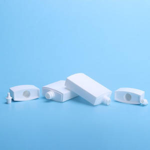 Forma cuadrada 50g 50ml Botella de protección solar Plástico vacío Squeeze Face Body BB Botellas de crema para embalaje de <span class=keywords><strong>gotas</strong></span> de suero - Product Image 6