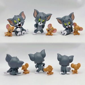 12 Versioni Q di Gatto e Topo, Modellini da Collezione <span class=keywords><strong>Tom</strong></span> e <span class=keywords><strong>Jerry</strong></span>, Decorazioni da Tavolo in PVC - Product Image 4