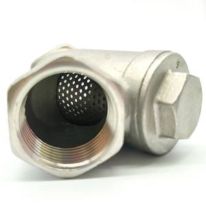 שסתום סינון צינורות מים/שמן בטיחותי עם הברגה פנימית, דגם DN8-80, נירוסטה/פלדת פחמן/SS201/304/316, סוג Y - Product Image 3