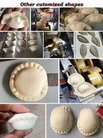 Machine à plier les samosas à faible consommation d'effort, machine à fabriquer les pelmeni, machine à faire les dumplings