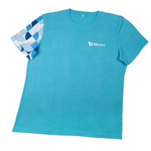T-shirt promotionnel pour homme en coton 100% avec impression de logo personnalisé, vente chaude - Product Image 1