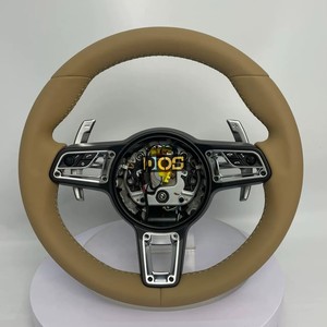 Vente directe d'usine, adapté aux modèles <span class=keywords><strong>Porsche</strong></span> Panamera Cayenne Macan Cayman <span class=keywords><strong>GT4</strong></span> Boxster 718 981 911 GT, volant en fibre de carbone - Product Image 3