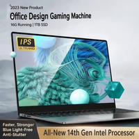 Laptop Bisnis & Gaming Baru Tipis dan Ringan dengan SSD, Layar IPS, Keyboard Inggris, Prosesor Quad-Core 15.6" - Grosir