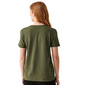 Camiseta Gráfica de Primera Calidad para Mujer, Manga Corta, Estampada, de Algodón, Estilo Casual, Diseño Personalizado, Opciones de Talla, Venta al Por Mayor - Product Image 3
