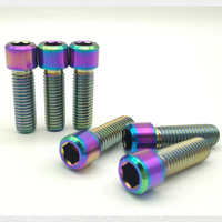 M1.6 M2 M3 M4 M5 M6 M8 M10 Iso4762 Gr2 Gr5 boulons en titane boulons à tête cylindrique à six pans creux Din912 vis boulons en titane