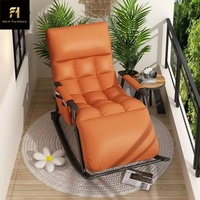 Nordique moderne Simple Cool gris et citrouille couleur salon canapés confortable velours salon bras canapé chaise