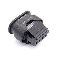 Connecteur femelle Hirschmann étanche de couleur noire PA66 GF25 8 broches 805-031-521