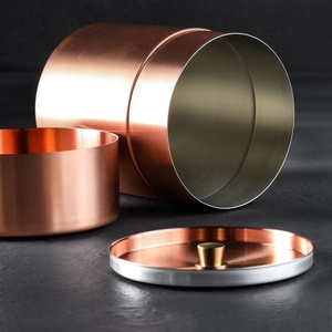 Recipiente <span class=keywords><strong>de</strong></span> Almacenamiento <span class=keywords><strong>de</strong></span> Acero Inoxidable, Recipiente Hermético para Granos, Frutos Secos, Té, Productos Secos, Medicamentos, Recipiente <span class=keywords><strong>de</strong></span> Almacenamiento <span class=keywords><strong>de</strong></span> Alimentos con Doble Tapa - Product Image 1