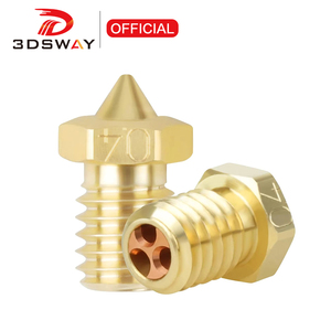 Accesorios para Impresora 3D de Alta Velocidad, <span class=keywords><strong>Boquilla</strong></span> CHT Clonada de 0.2mm 0.3mm 0.4mm 0.5mm, <span class=keywords><strong>Boquilla</strong></span> de Latón <span class=keywords><strong>E3D</strong></span> <span class=keywords><strong>V6</strong></span> de Alto Flujo Resistente al Desgaste de 1.75mm - Product Image 1