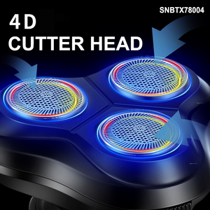 Tiktok-Maquinilla <span class=keywords><strong>de</strong></span> <span class=keywords><strong>afeitar</strong></span> eléctrica para hombre, Afeitadora eléctrica 4 en 1 con carga USB - Product Image 3