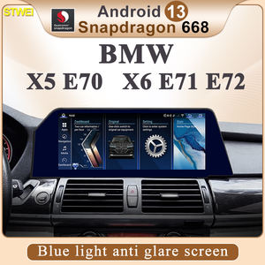 Pantalla Stwei Android 13 con Filtro de Luz Azul y Antireflejo, Apta para BMW X5 E70 X6 E71, Carplay Inalámbrico, Sistema Multimedia para Auto - Product Image 2