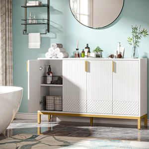 <span class=keywords><strong>Buffet</strong></span> de luxe de 59 pouces, armoire de rangement moderne, meuble de cuisine, <span class=keywords><strong>buffet</strong></span> avec 4 portes - Product Image 1