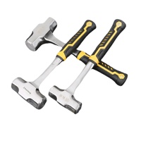 Marteau octogonal multifonction robuste de sécurité, monobloc haute résistance, pour le bricolage, l'industrie, la décoration et l'ingénierie