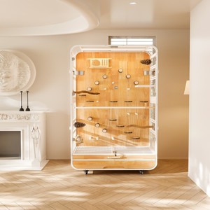 Birdcage Villa Large Parrot Special Extra Large Space Movable Panoramic <strong>Bird</strong> Villa - Product Image 5