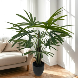 Palmier artificiel <span class=keywords><strong>Dypsis</strong></span> Lutescens en gros, simulation de palmier tropical <span class=keywords><strong>Areca</strong></span> pour la décoration extérieure, les fêtes et l'aménagement paysager - Product Image 3