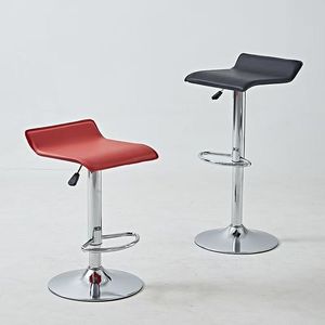 <span class=keywords><strong>Tabouret</strong></span> <span class=keywords><strong>de</strong></span> <span class=keywords><strong>bar</strong></span> <span class=keywords><strong>pivotant</strong></span> avec cadre en métal <span class=keywords><strong>noir</strong></span>, réglage <span class=keywords><strong>de</strong></span> la hauteur par vérin à gaz, siège en cuir rotatif à 360°, pour cuisine, <span class=keywords><strong>bar</strong></span>, maison, usage commercial - Product Image 2