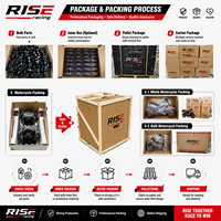 Ensemble de vilebrequin de moteur de moto Rise pour CG400, pièces de rechange OEM pour moteur de moto