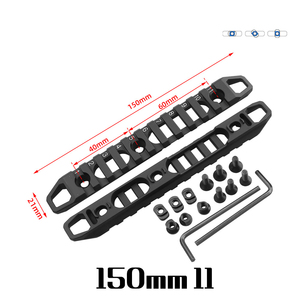 Kit de base de montage creux léger à 11 fentes de 150 mm, interface standard de 21 mm, en alliage d'aluminium usiné CNC, extension d'accessoire extérieur - Product Image 2