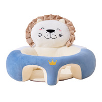 Chaise d'apprentissage pour bébé avec motif de dessin animé, anti-chute, pour l'apprentissage de la position assise et debout, pour le salon et la chambre