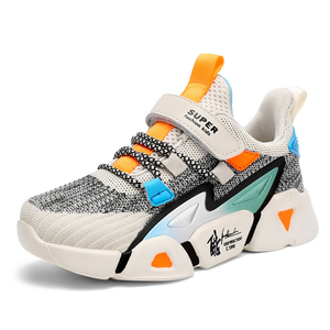 Fashionable Boys And Girls Fashion Shoes Breathable Mesh Soft And Comfortable Children's Sports Shoes Light Shoes 