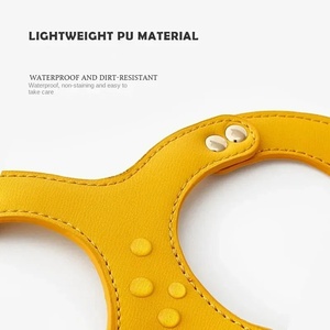 Luxo Handmade couro impermeável couro <span class=keywords><strong>Harness</strong></span> peito Strap Set perfeito para cão pequeno - Product Image 2