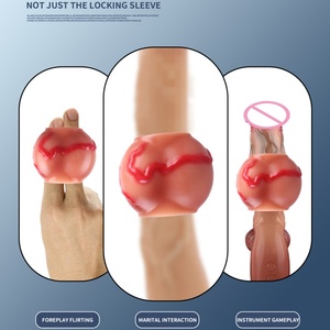 Realistic Silicone Cock <b>Ring</b> Delay Ejaculation Semen Reusable Cock <b>Ring</b> <b>Men</b> Penis <b>Ring</b> Sex Toys <b>for</b> Couples Sex Shop - Product Image 2