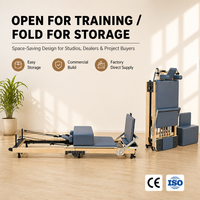 Appareil de Pilates Reformer pour la maison, pliable, relevable, machine de Pilates Reformer pliable