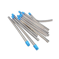 Ejector de Saliva Dental Desechable, Material de PVC, Punta Suave, Fabricante OEM ODM, Tubo de Succión Flexible y Plegable