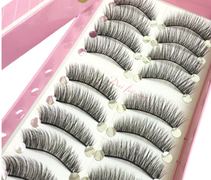 Faux cils vegan transfrontaliers européens et américains, <span class=keywords><strong>film</strong></span> plat non sensible, 0,04 grande capacité, épais, monobloc, DBP 0,12 mm - Product Image 1