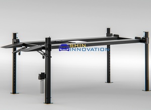Système de stationnement vertical à double niveau, élévateur de <span class=keywords><strong>voiture</strong></span> hydraulique automatique à quatre poteaux, robuste, certifié CE, par SHIN Innovation - Product Image 6
